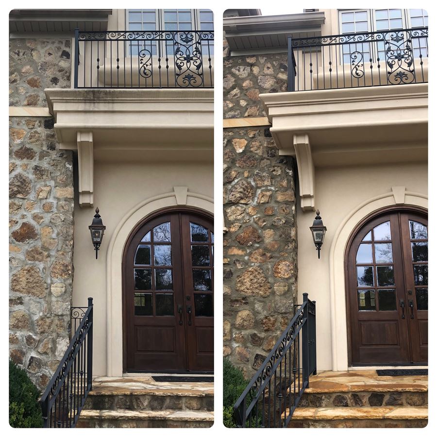 Stucco and roof cleaning in belmont nc