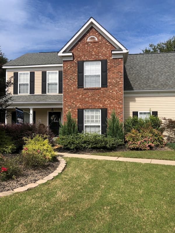 House washing on willow court in mount holly nc