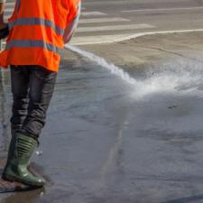 Parking lot cleaning